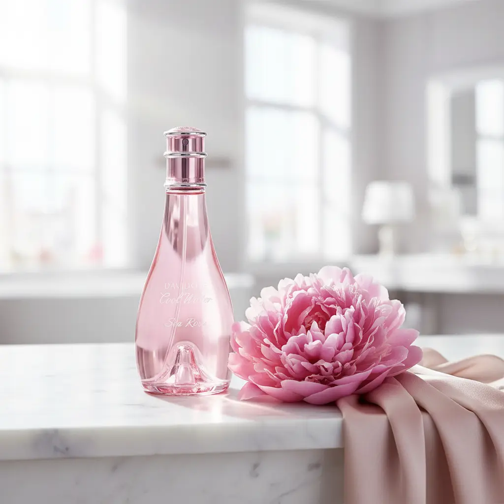 Davidoff Cool Water Sea Rose EDT 100ml — Pink Peony Floral Perfume