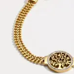Stainless steel Gold Plated Bracelet