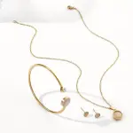 Stainless Steel Jewelry Three-piece Set