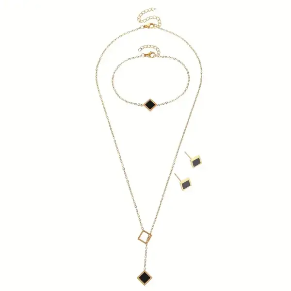 Square Design Preppy 4pcs Set