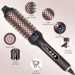 Premium Ceramic Hair Curling Brush for Effortless Styling