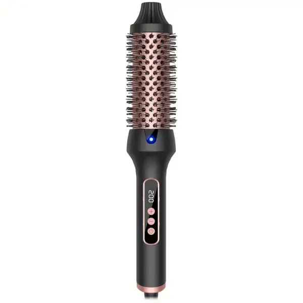 Premium Ceramic Hair Curling Brush for Effortless Styling