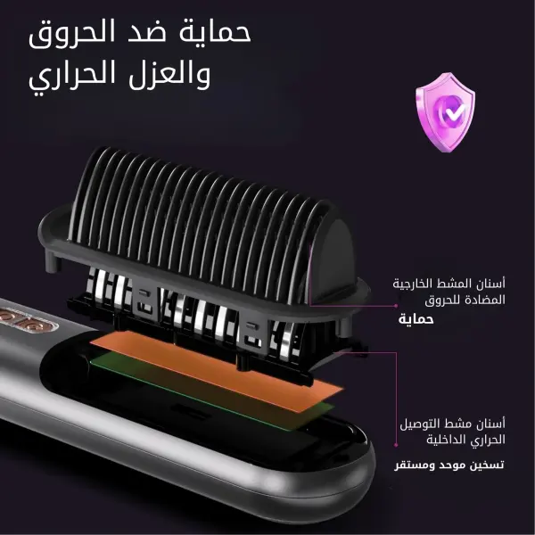 Portable Hair Straightener Comb