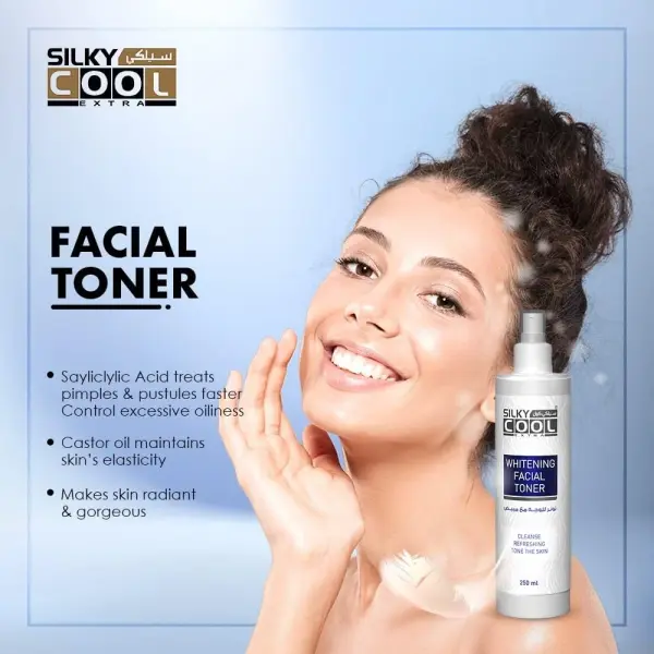 Silky Cool 6pcs Whitening Facial Kit – Soft, Younger-Looking Skin