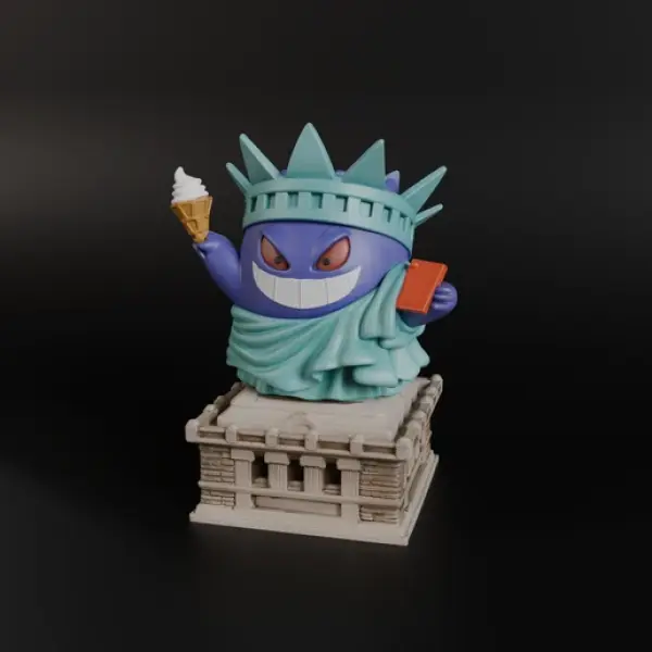 Gengar Statue of Liberty Figure – 18cm Limited Edition