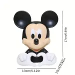 Mickey Mouse Piggy Bank 17cm – Cute Disney ABS Coin Bank