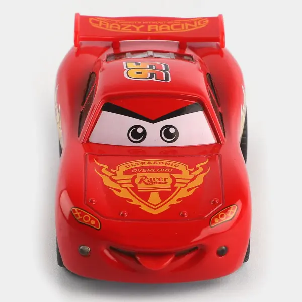Lightning McQueen Die-Cast Pull-Back Car with Sound & Light