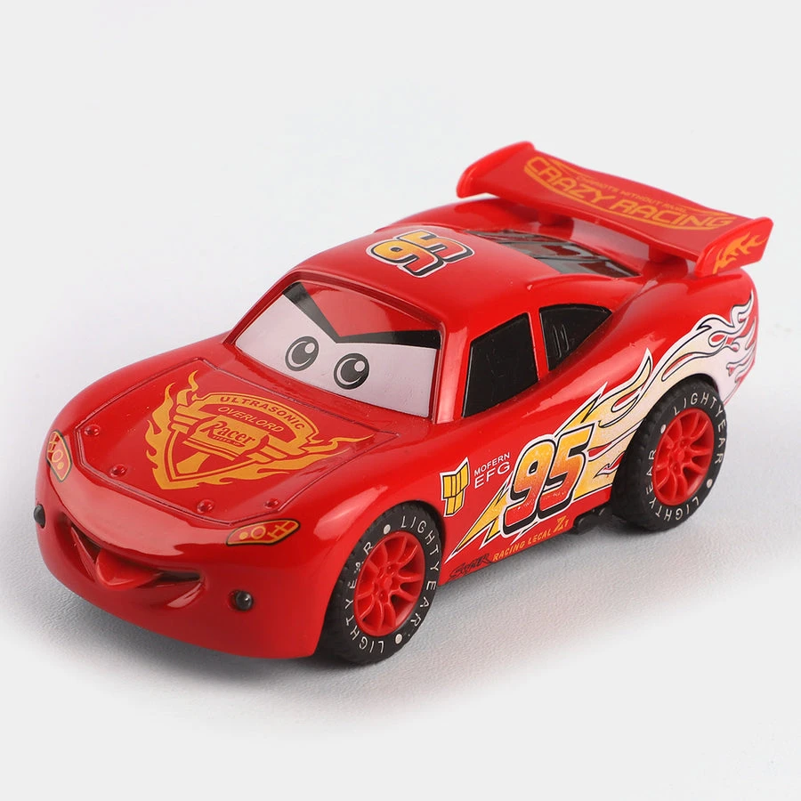 Lightning McQueen Die-Cast Pull-Back Car with Sound & Light