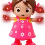 Dance Girl Toy with Music, Flashing Lights & Moving Arms – Battery Operated Danc