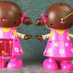 Dance Girl Toy with Music, Flashing Lights & Moving Arms – Battery Operated Danc