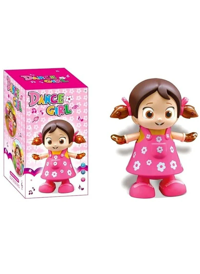 Dance Girl Toy with Music, Flashing Lights & Moving Arms – Battery Operated Danc