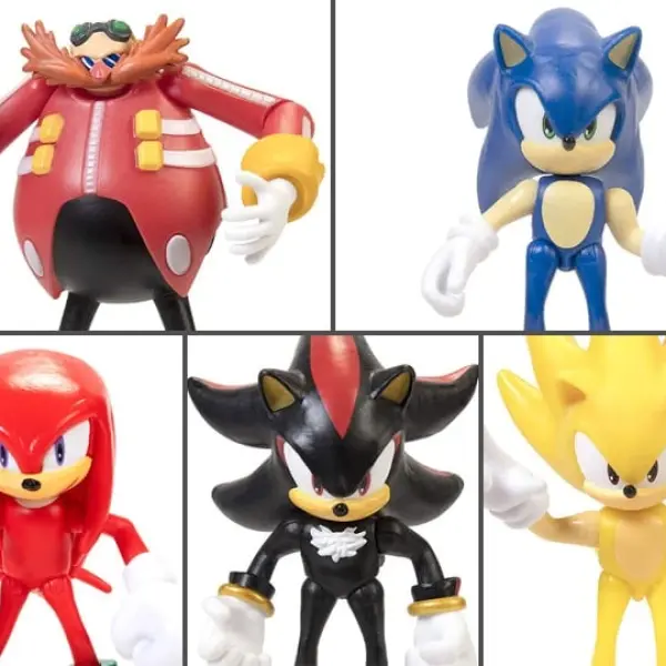 Sonic 2 – 6pc Set (Sonic, Knuckles, Super/Metal Sonic, Eggman, Werehog)