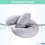 وسادة PLUSH مزدوجة الاستخدام للحمل والرضاعة مع غطاء قطني 100% قابل للغسل - دعم الأمومة والرضاعة الطبيعية