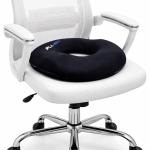 Plush Donut Pillow Seat Cushion: Memory Foam for Tailbone, Hemorrhoids, Sciatica & Post-Natal Relief