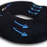 Plush Donut Pillow Seat Cushion: Memory Foam for Tailbone, Hemorrhoids, Sciatica & Post-Natal Relief