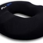 Plush Donut Pillow Seat Cushion: Memory Foam for Tailbone, Hemorrhoids, Sciatica & Post-Natal Relief