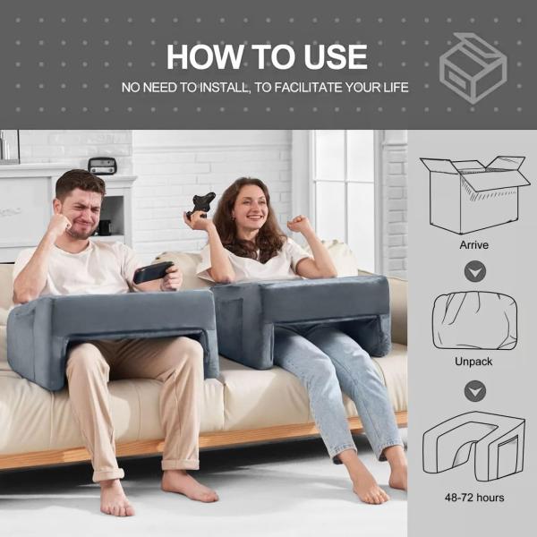 PLUSH Reading Pillow & Lap Desk for Gaming, Laptop - Large with Cup Holder, Grey