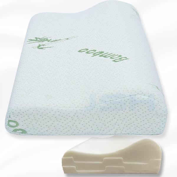 وسادة بلس ميموري فوم ناعمة، لدعم الرقبة وعنق الرحم للأطفال والسفر - حجم متوسط