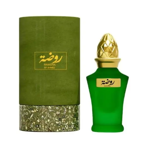 أحمد المغربي عطر روضة بالزيت 10 مل – زيت عطري زهري خشبي مركز