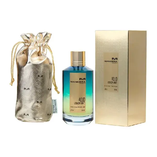 Mancera Aoud Lemon Mint EDP 120ml - Refreshing Citrus Aoud Fragrance