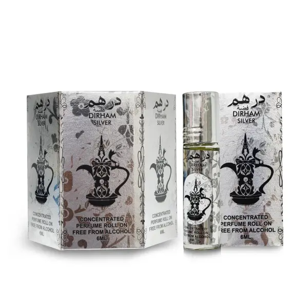 مجموعة فرزاناز درهم عطر زيتي رول أون - 6 قطع × 6 مل