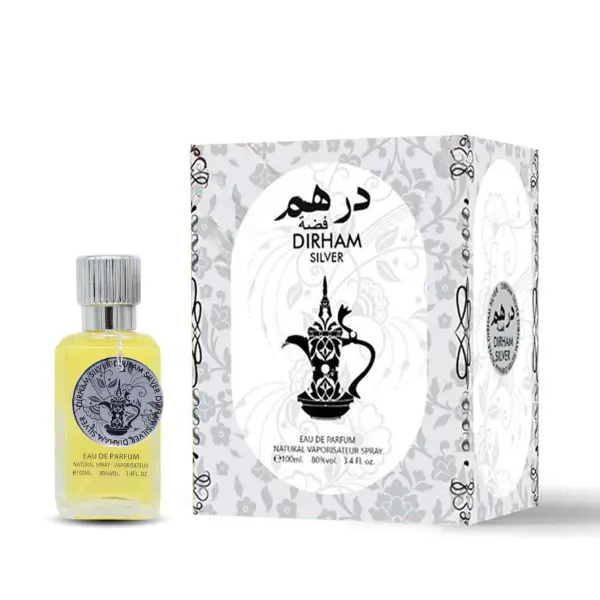 عطر فرزاناز كولكشن درهم سيلفر او دي بارفان 100 مل - عطر عربي للجنسين