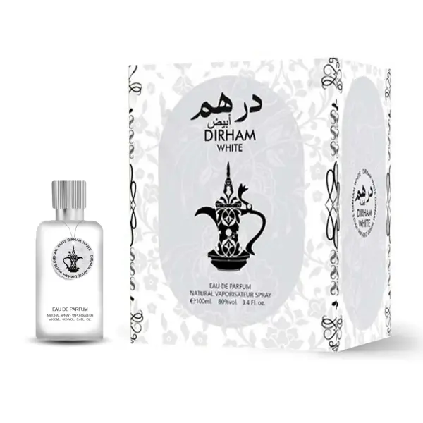 عطر درهم وايت من فرزاناز كولكشن او دو بارفام 100 مل - عطر يونيسكس منعش