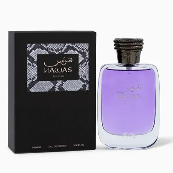 Rasasi Hawas for Him EDP 100ml - Long-Lasting Aquatic Fragrance