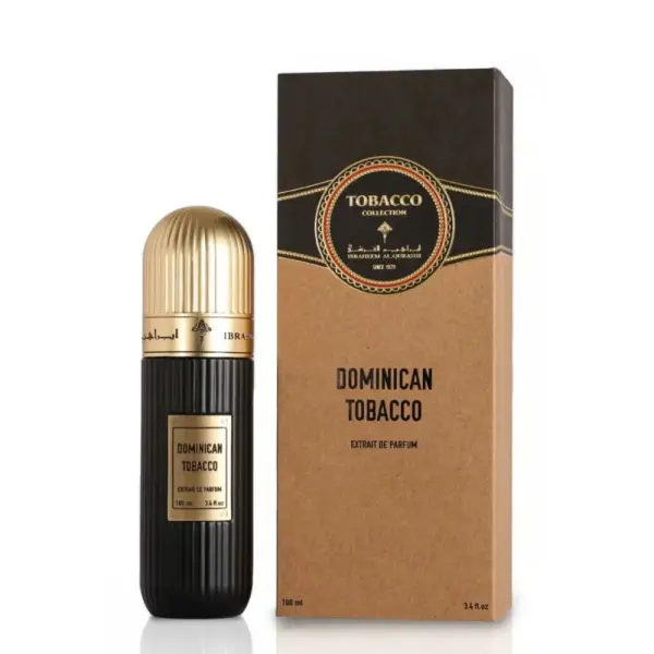 Ibrahim Al Qurashi Dominican Tobacco Extrait De Parfum 100ml for Men - Long Lasting Fragrance