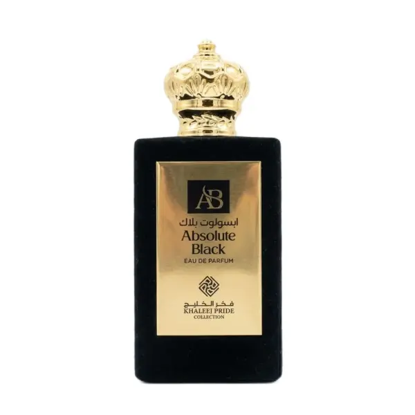 Khaleej Pride Absolute Black EDP 85ML for Men – Spicy Woody Amber Perfume