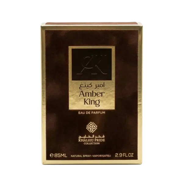 Khaleej Pride Amber King EDP 85ml for Men - Oud Amber Perfume