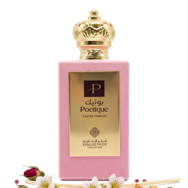 Khaleej Pride Poetique Eau De Parfum 85ML - Floral Rose Musky Fragrance for All