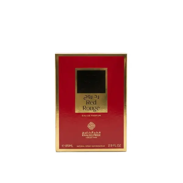 Khaleej Pride Red Rouge EDP 85ML for Women and Men – Spicy Woody Oud Leather Perfume