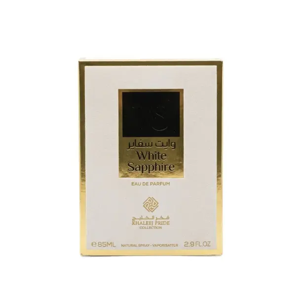 Khaleej Pride White Sapphire EDP 85ML - Oriental Woody Oud Fragrance for All