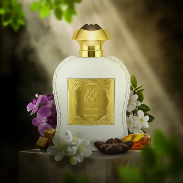 Rafaan Mazoon Eau de Parfum 100ml - Unisex Amber Floral Gourmand Fragrance