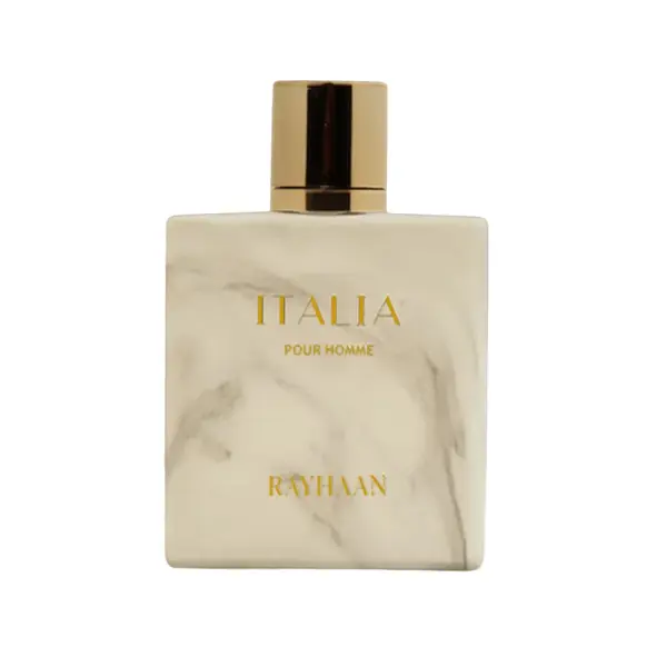 Rayhaan Italia Pour Homme EDP 100ML for Men - Aromatic Sweet Tobacco Perfume