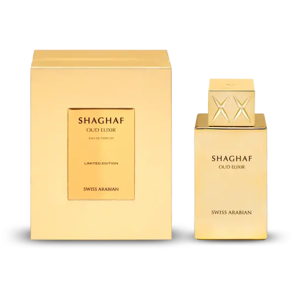 Swiss Arabian Shaghaf Oud Elixir EDP 75ml – Luxurious Saffron Oud Fragrance