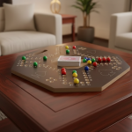 Walnut Jackaroo Board Game - 4 Players